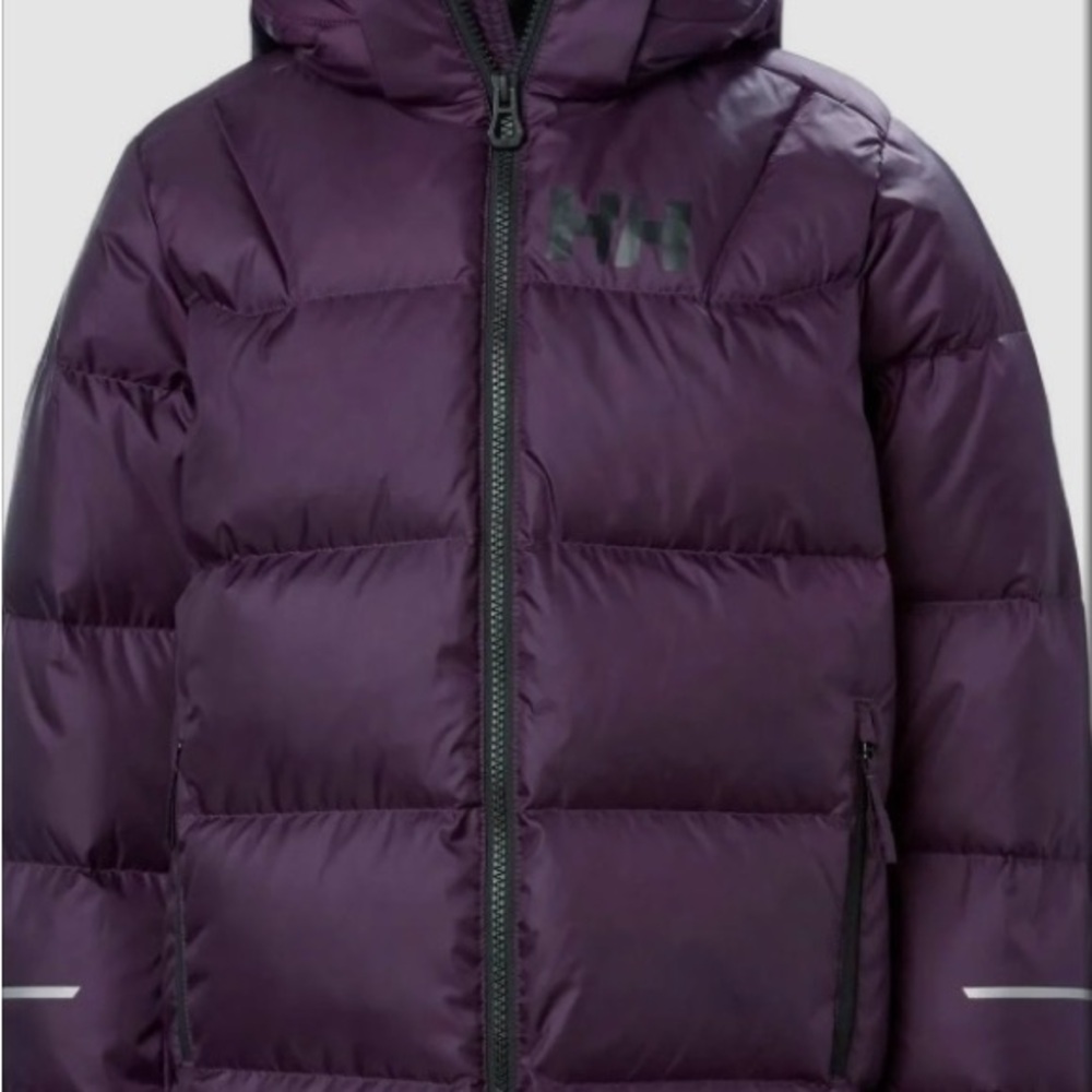 Helly Hansen Junior's Isfjord Down Winter Jacket 2.0.  Dark purple (amethyst)